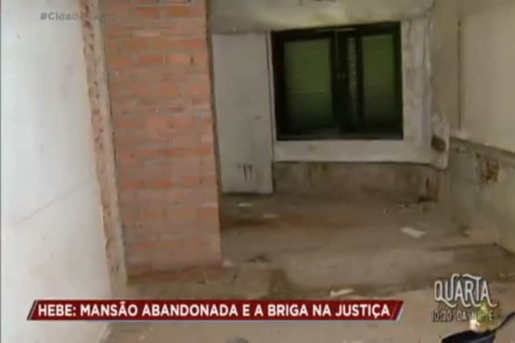 Mansão da artista Reprodução Record Mansão da artista Reprodução Record