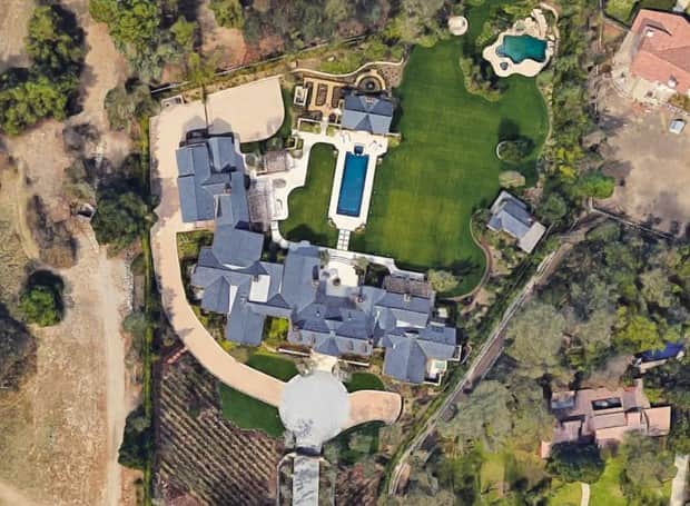 Casa de Kim Kardashian (Foto: Reprodução) Casa de Kim Kardashian (Foto: Reprodução)