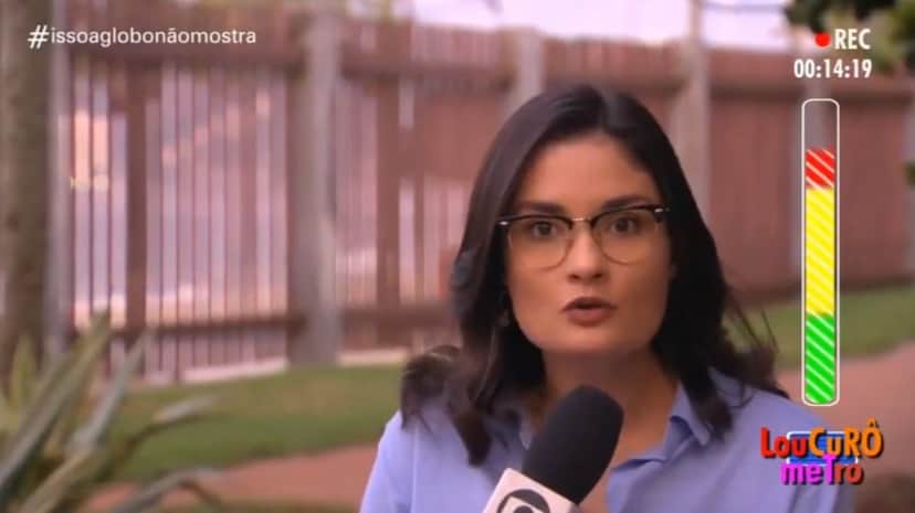 Mulher confundiu cachorro com canguru e viralizou na Globo (Foto: Reprodução) Mulher confundiu cachorro com canguru e viralizou na Globo (Foto: Reprodução)