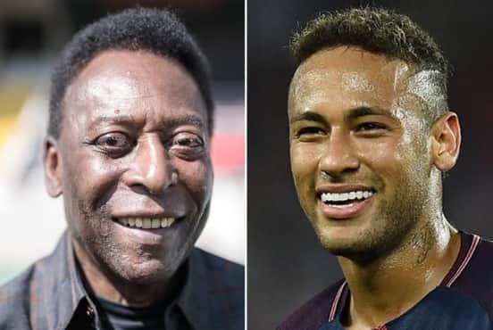 Pelé e Neymar Pelé e Neymar