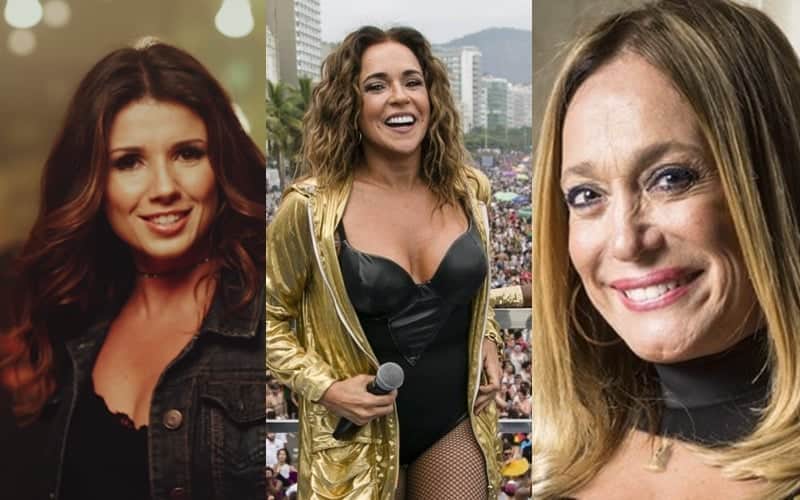 Paula Fernandes, Daniela Mercury e Susana Vieira Paula Fernandes, Daniela Mercury e Susana Vieira