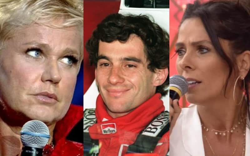 25 anos após a morte de Ayrton Senna, briga entre ex-namoradas Xuxa e Adriane Galisteu persiste Foto: Reprodução