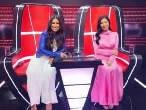 Simone & Simaria no The Voice Kids da Globo (Foto: Paula Santos/ Gshow) Simone & Simaria no The Voice Kids da Globo (Foto: Paula Santos/ Gshow)
