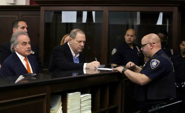 Harvey Weinstein no tribunal (Foto: Reprodução) Harvey Weinstein no tribunal (Foto: Reprodução)