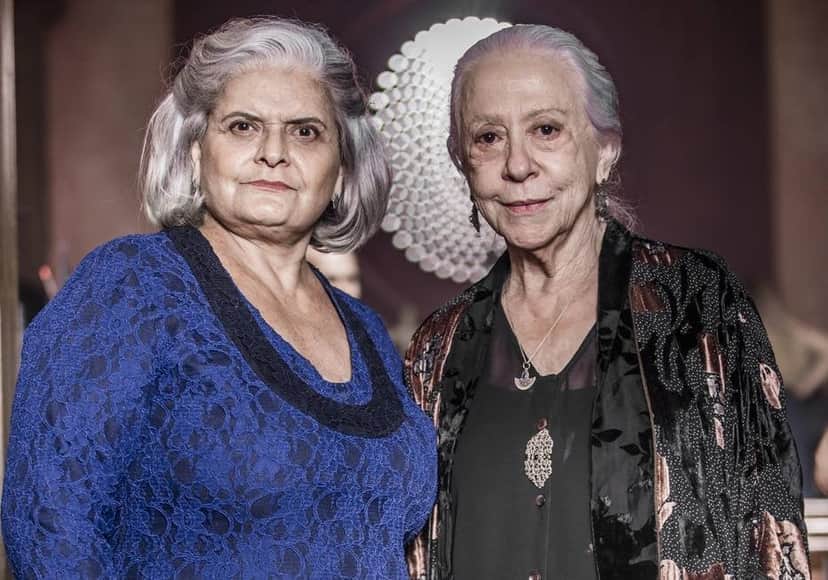 Jussara Freire e Fernanda Montenegro em A Dona do Pedaço Jussara Freire e Fernanda Montenegro em A Dona do Pedaço
