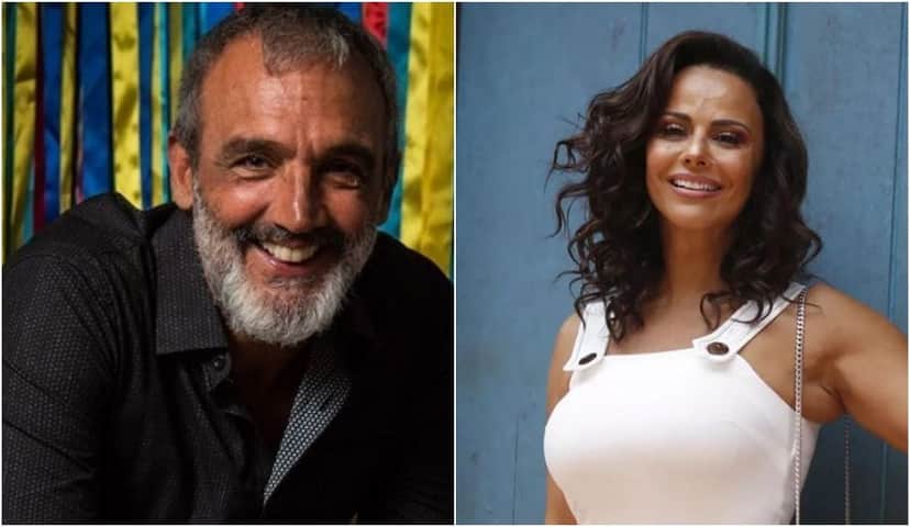 O diretor Papinha estaria conhecendo Viviane Araújo (Foto: Montagem) O diretor Papinha estaria conhecendo Viviane Araújo (Foto: Montagem)
