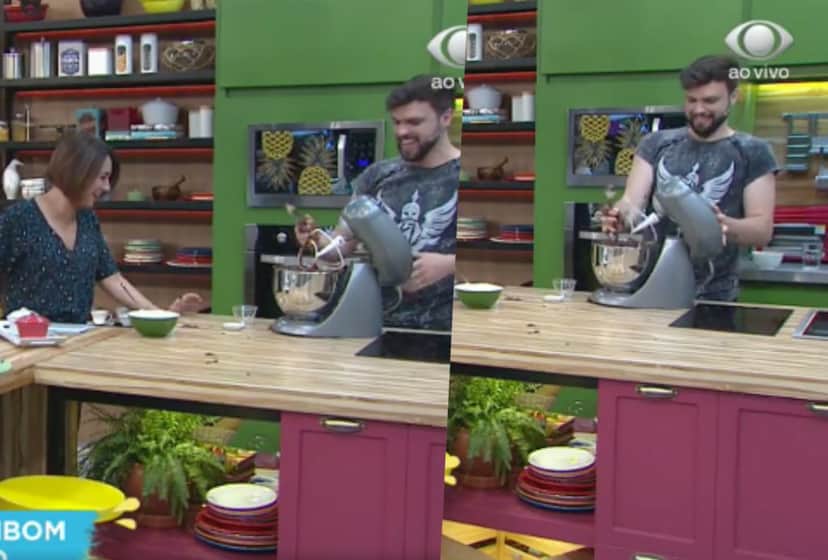 Catia Fonseca se divertiu com gafe ao vivo no Melhor da Tarde da Band Catia Fonseca se divertiu com gafe ao vivo no Melhor da Tarde da Band