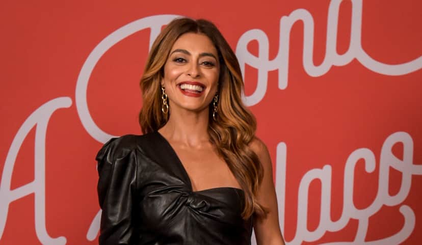 Juliana Paes na coletiva de imprensa em A Dona do Pedaço Juliana Paes na coletiva de imprensa em A Dona do Pedaço