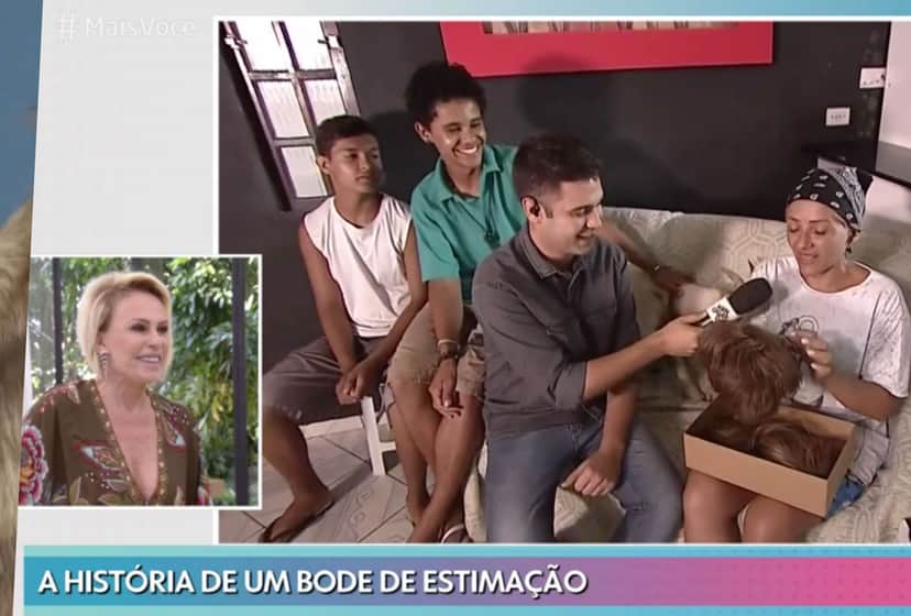 na Maria Braga emocionou a todos com história do bode Meia noite no Mais Você da Globo na Maria Braga emocionou a todos com história do bode Meia noite no Mais Você da Globo