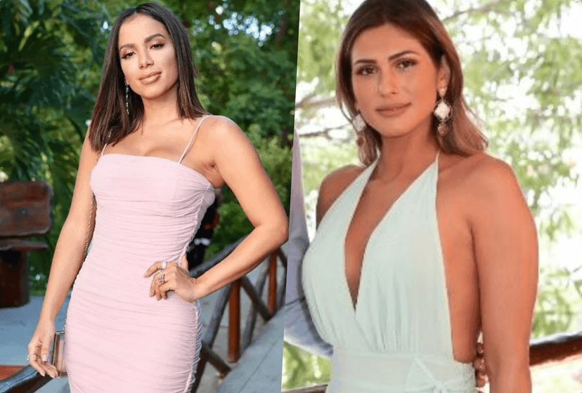 Anitta e Lívia Andrade durante casamento de Carlinhos Maia Anitta e Lívia Andrade durante casamento de Carlinhos Maia
