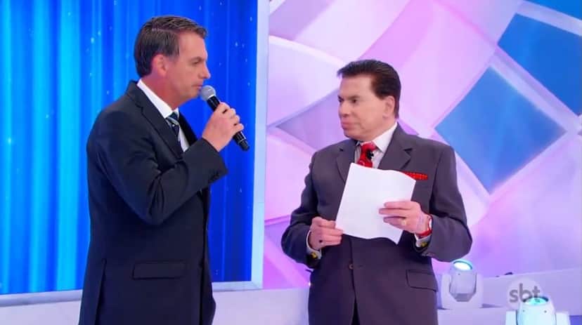 O presidente Jair Bolsonaro ao lado de Silvio Santos (Foto: Reprodução/SBT) O presidente Jair Bolsonaro ao lado de Silvio Santos (Foto: Reprodução/SBT)