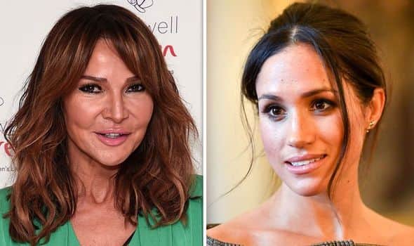 Lizzie Cundy e Meghan Markle (Foto: Reprodução) Lizzie Cundy e Meghan Markle (Foto: Reprodução)