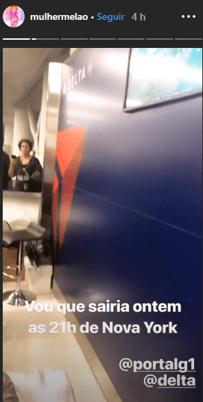 Mulher Melão relata momento difícil em aeroporto Mulher Melão relata momento difícil em aeroporto