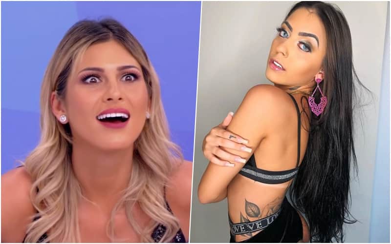 Lívia Andrade coloca Mc Mirella contra a parede: "qual o seu problema comigo?" Foto: Reprodução Lívia Andrade coloca Mc Mirella contra a parede: "qual o seu problema comigo?" Foto: Reprodução