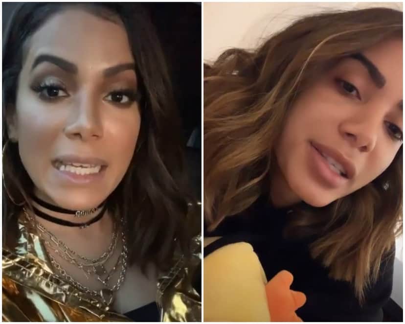 O antes e depois de Anitta após a mudança (Foto: Reprodução) O antes e depois de Anitta após a mudança (Foto: Reprodução)