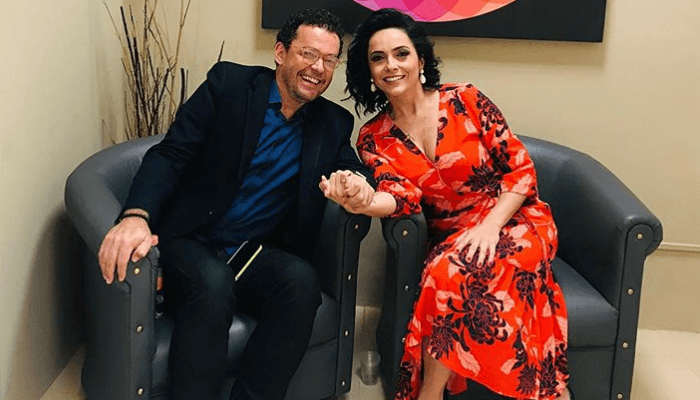Os ex-Globo Fernando Rocha e Izabella Camargo no SBT (Foto: Reprodução/Instagram) Os ex-Globo Fernando Rocha e Izabella Camargo no SBT (Foto: Reprodução/Instagram)