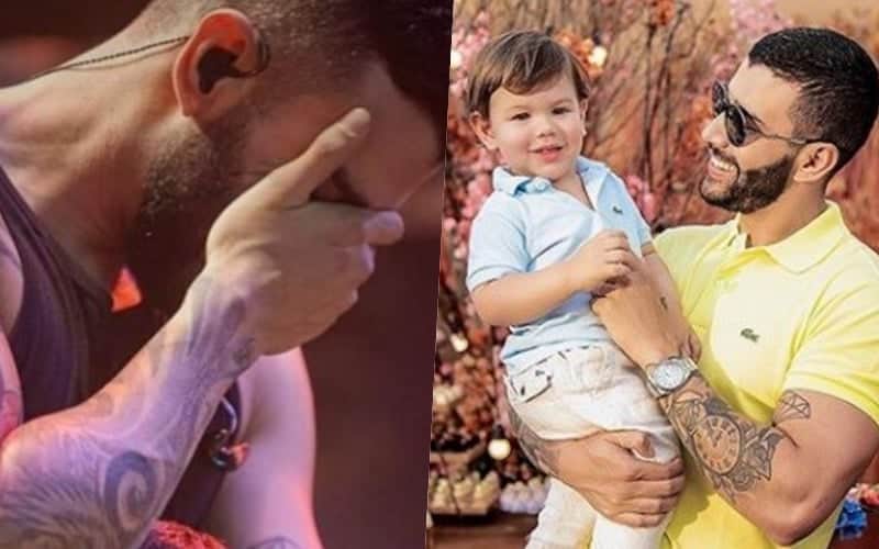 Gusttavo Lima é surpreendido por atitude inesperada do filho em show; a criança de apenas 1 ano subiu no palco Foto: Reprodução Gusttavo Lima é surpreendido por atitude inesperada do filho em show; a criança de apenas 1 ano subiu no palco Foto: Reprodução