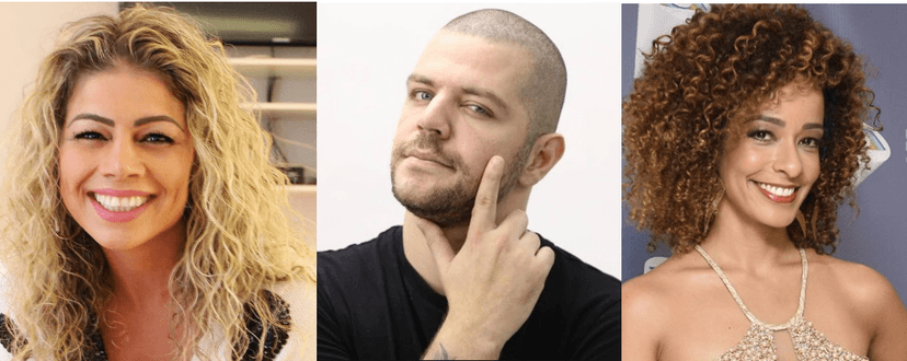 Cátia Paganote, Victor Sarro e Alinne Prado estão na nova temporada do Dancing Brasil (Foto: Montagem/TV Foco) Cátia Paganote, Victor Sarro e Alinne Prado estão na nova temporada do Dancing Brasil (Foto: Montagem/TV Foco)