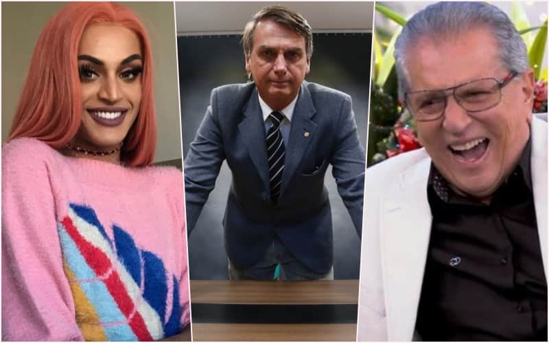 Apoiador de Bolsonaro, Carlos Alberto de Nóbrega vira drag queen ao lado de Pabllo Vittar no Programa da Maisa no SBT Foto: Reprodução Apoiador de Bolsonaro, Carlos Alberto de Nóbrega vira drag queen ao lado de Pabllo Vittar no Programa da Maisa no SBT Foto: Reprodução