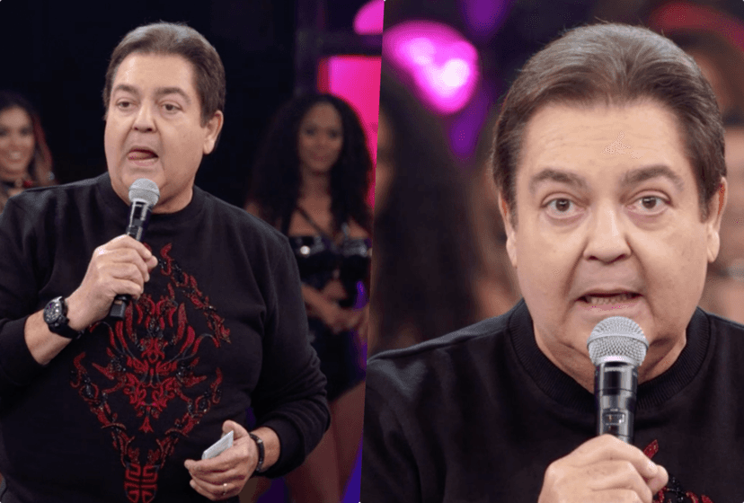 Faustão quebrou protocolo e revelou podres do Arquivo Confidencial ao vivo na Globo (Foto reprodução) Faustão quebrou protocolo e revelou podres do Arquivo Confidencial ao vivo na Globo (Foto reprodução)