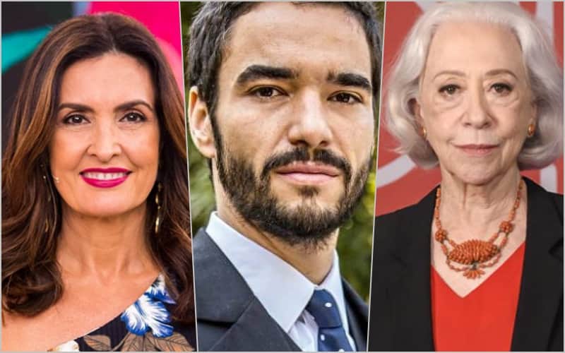 Nomes como Fernanda Montenegro, Caio Blat, Fátima Bernardes estão em risco. Foto: Reprodução Nomes como Fernanda Montenegro, Caio Blat, Fátima Bernardes estão em risco. Foto: Reprodução