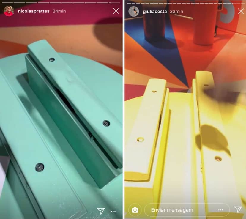 Giulia Costa e Nicolas Prattes estavam na mesma exposição em NY… (Reprodução/Instagram) Giulia Costa e Nicolas Prattes estavam na mesma exposição em NY… (Reprodução/Instagram)