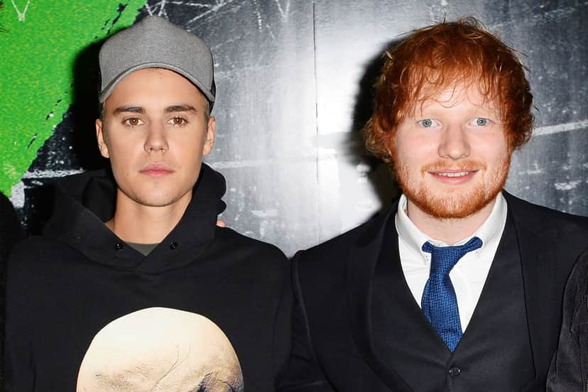 Justin Bieber e Ed Sheeran gravaram versão acústica da música I Don’t Care (Foto: Reprodução) Justin Bieber e Ed Sheeran gravaram versão acústica da música I Don’t Care (Foto: Reprodução)