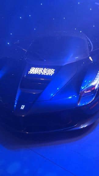Travis Scott ganhou este carro de Kylie Jenner (Foto: Reprodução/Instagram) Travis Scott ganhou este carro de Kylie Jenner (Foto: Reprodução/Instagram)