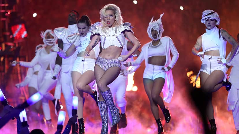 Show particular de Lady Gaga (Foto: Reprodução) Show particular de Lady Gaga (Foto: Reprodução)