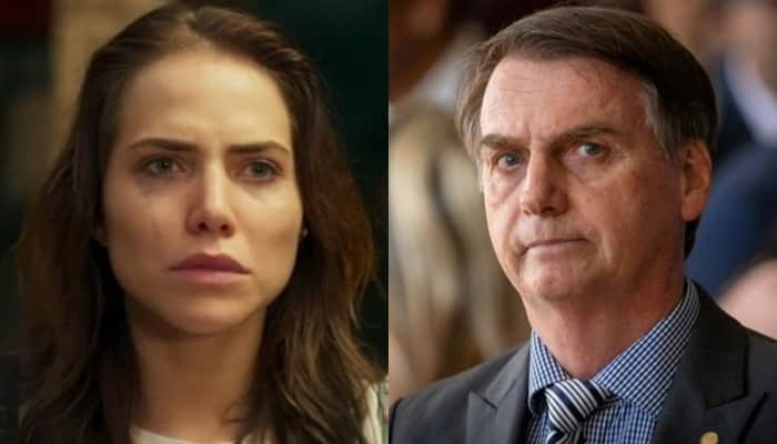 Letícia Colin e Jair Bolsonaro (Foto: Reprodução/Montagem) Letícia Colin e Jair Bolsonaro (Foto: Reprodução/Montagem)