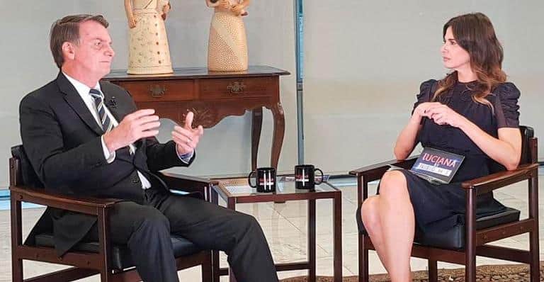 Luciana Gimenez e Jair Bolsonaro (Reprodução/Twitter) Luciana Gimenez e Jair Bolsonaro (Reprodução/Twitter)
