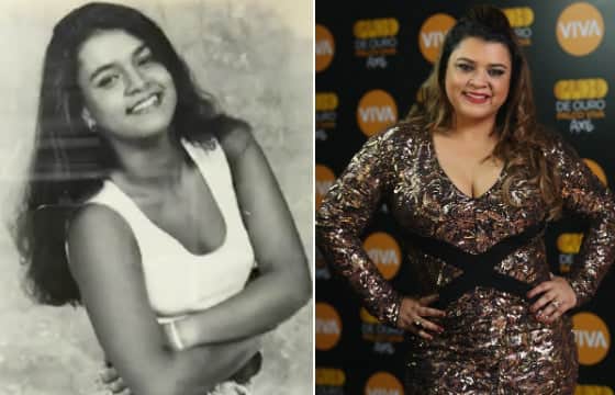 Preta Gil com 15 anos quando era magra (Foto: Reprodução/SnapChat (à esquerda) e João Franco/Canal VIVA) Preta Gil com 15 anos quando era magra (Foto: Reprodução/SnapChat (à esquerda) e João Franco/Canal VIVA)