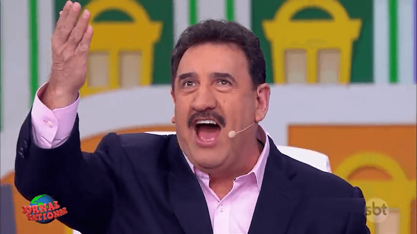 O apresentador Ratinho em seu programa no SBT (Foto: Reprodução/SBT) sensitiva O apresentador Ratinho em seu programa no SBT (Foto: Reprodução/SBT) sensitiva