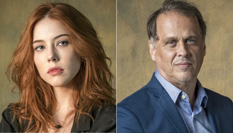 Valéria e Norberto da novela Órfãos da Terra (Foto :Divulgação) Valéria e Norberto da novela Órfãos da Terra (Foto :Divulgação)