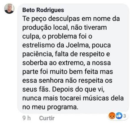 Joelma se apresentou em cidade mas foi duramente criticada Joelma se apresentou em cidade mas foi duramente criticada