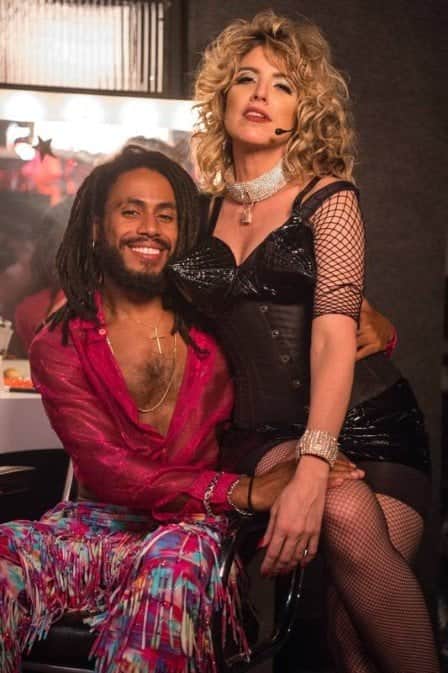 La Donna (Danni Carlos) e Ticiano (Ícaro Silva), em Verão 90 (Foto: Estevam Avellar/ Globo/ Divulgação) La Donna (Danni Carlos) e Ticiano (Ícaro Silva), em Verão 90 (Foto: Estevam Avellar/ Globo/ Divulgação)