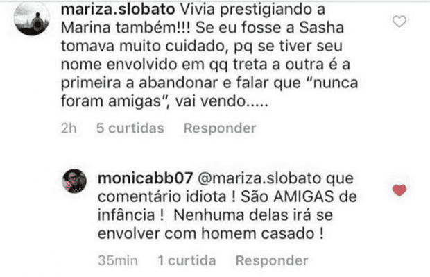 Empresária de Xuxa fez insinuações sobre Marina Ruy Barbosa ao defender Bruna Marquezine (Instagram) Empresária de Xuxa fez insinuações sobre Marina Ruy Barbosa ao defender Bruna Marquezine (Instagram)