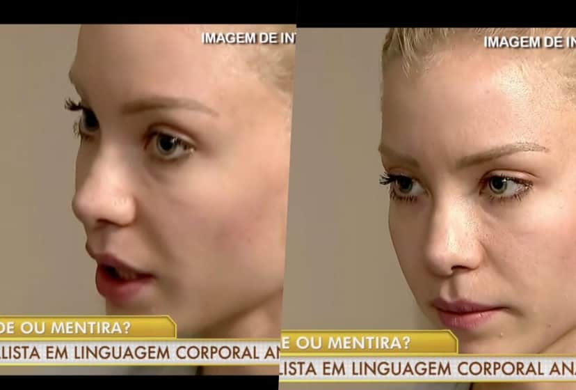 Especialista em linguagem corporal alega que Najila mentiu em entrevistas sobre acusação de estupro contra Neymar Especialista em linguagem corporal alega que Najila mentiu em entrevistas sobre acusação de estupro contra Neymar