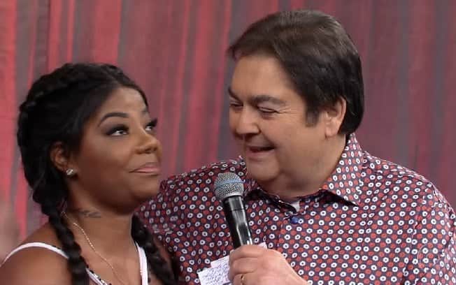 Ludmilla com Faustão (Foto: Reprodução) Ludmilla com Faustão (Foto: Reprodução)