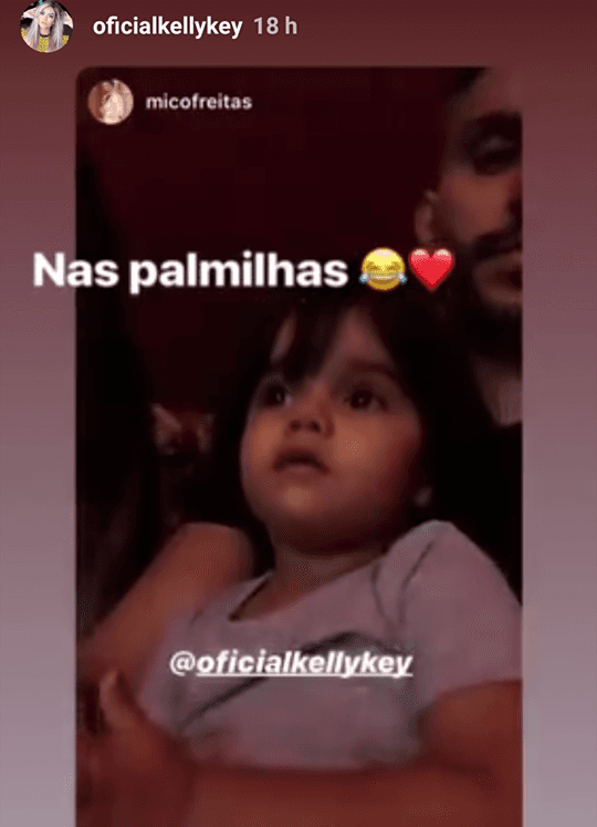 Filho de Kelly Key apareceu com as unhas pintadas de preto (Foto: Reprodução/Instagram) Filho de Kelly Key apareceu com as unhas pintadas de preto (Foto: Reprodução/Instagram)
