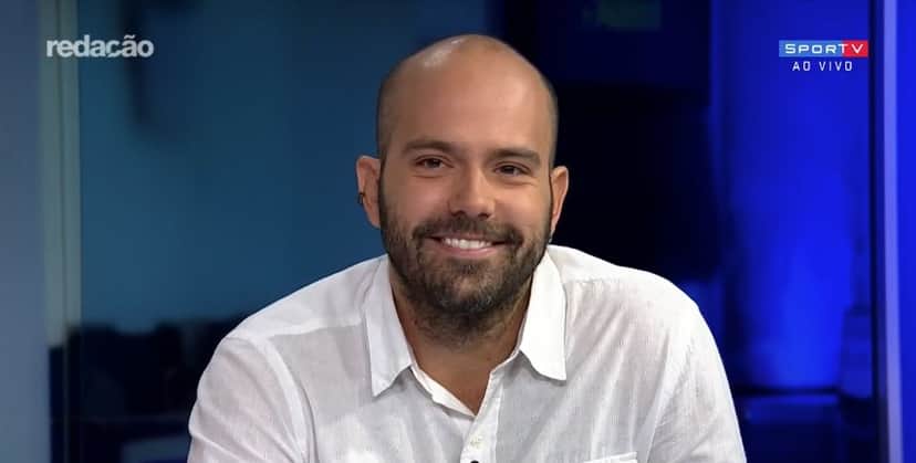 Lucas Gutierrez negou namoro com Luciana Gimenez (Foto: Reprodução/ SporTV) Lucas Gutierrez negou namoro com Luciana Gimenez (Foto: Reprodução/ SporTV)