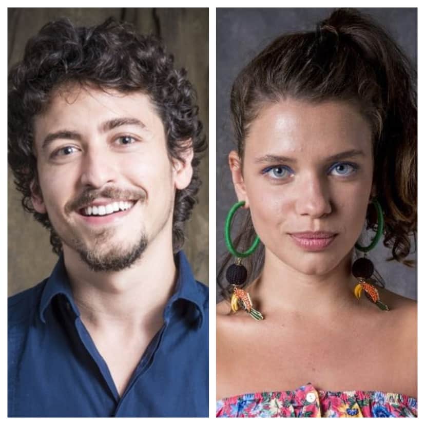 Jesuíta Barbosa e Bruna Linzmeyer são colegas de emissora na Globo (Reprodução) Jesuíta Barbosa e Bruna Linzmeyer são colegas de emissora na Globo (Reprodução)