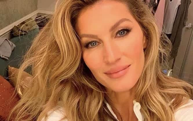 Modelo Gisele Bündchen apareceu em um clique raro ao lado dos filhos Benjamim e Vivian (Foto: Reprodução) Modelo Gisele Bündchen apareceu em um clique raro ao lado dos filhos Benjamim e Vivian (Foto: Reprodução)