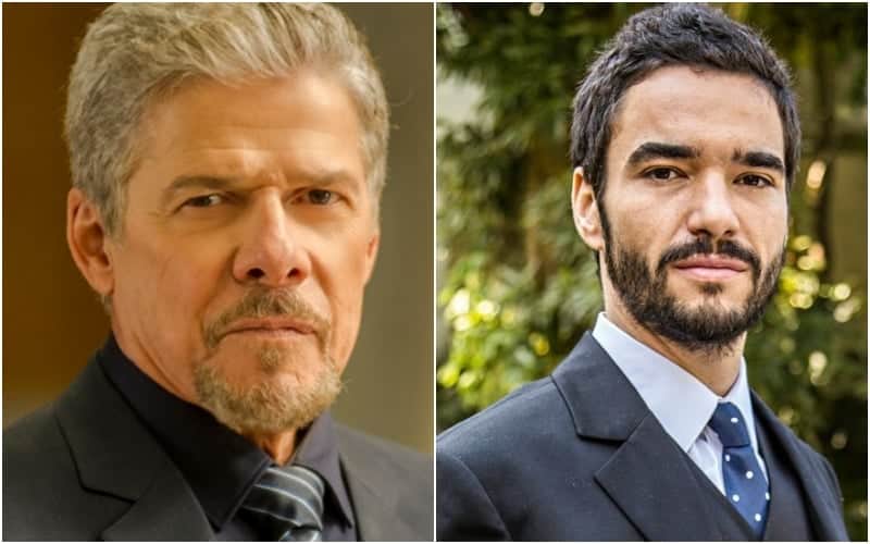 Os atores da Globo, José Mayer e Caio Blat foram acusados de assédio, mas tiram destinos opostos na emissora (Montagem TV Foco) Os atores da Globo, José Mayer e Caio Blat foram acusados de assédio, mas tiram destinos opostos na emissora (Montagem TV Foco)