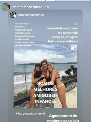 Publicação de Caroline Mauro - Foto: Reprodução/Instagram Publicação de Caroline Mauro - Foto: Reprodução/Instagram