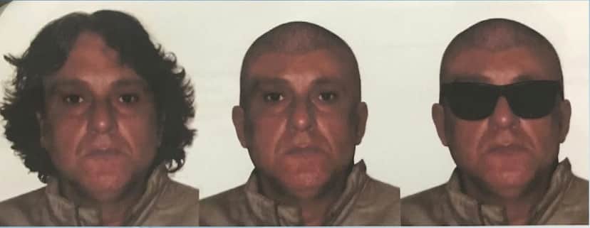 Polícia divulga imagens das possíveis fisionomias adotadas por Paulo Cupertino, suspeito de assassinar Rafael Migue (Imagens: Balanço Geral) Polícia divulga imagens das possíveis fisionomias adotadas por Paulo Cupertino, suspeito de assassinar Rafael Migue (Imagens: Balanço Geral)