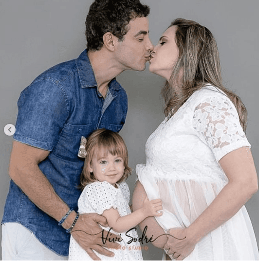 Anderson di Rizzi esposa e filha (Foto: Reprodução/ Vivi Sodré) Anderson di Rizzi esposa e filha (Foto: Reprodução/ Vivi Sodré)