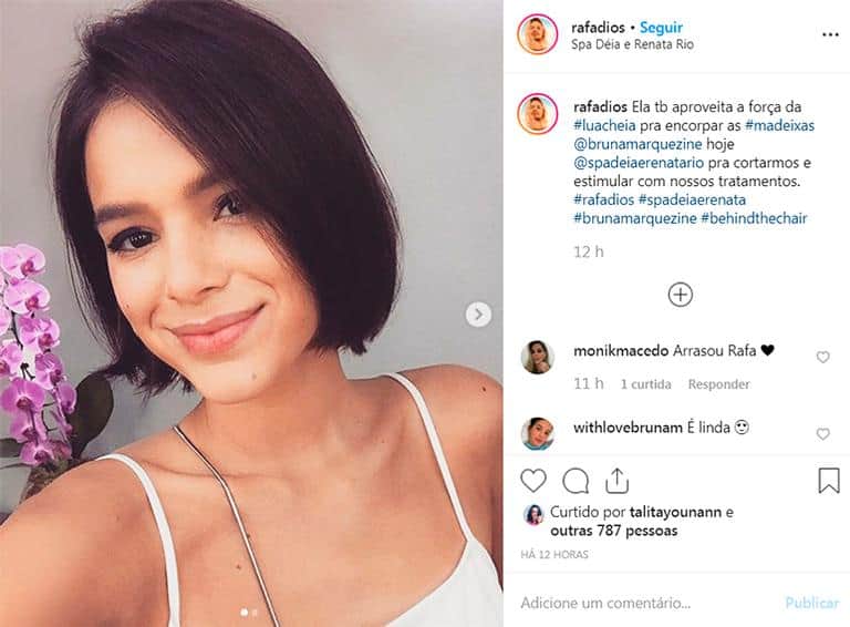 Bruna Marquezine seu novo visual Bruna Marquezine seu novo visual
