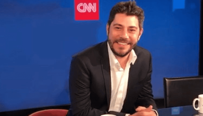Evaristo Costa na CNN (Foto: Reprodução) Evaristo Costa na CNN (Foto: Reprodução)