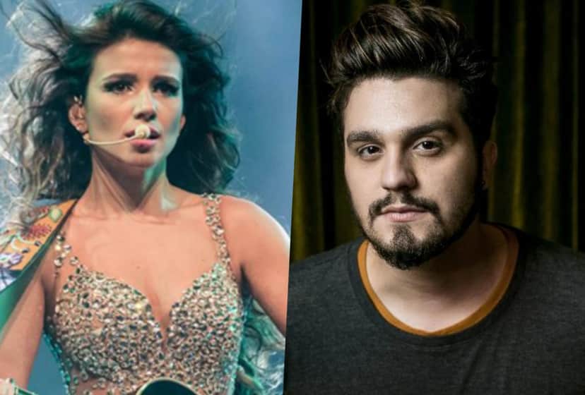 Paula Fernandes e Luan Santana não estarão juntos em gravação de DVD (Foto: Divulgação/Montagem) Paula Fernandes e Luan Santana não estarão juntos em gravação de DVD (Foto: Divulgação/Montagem)